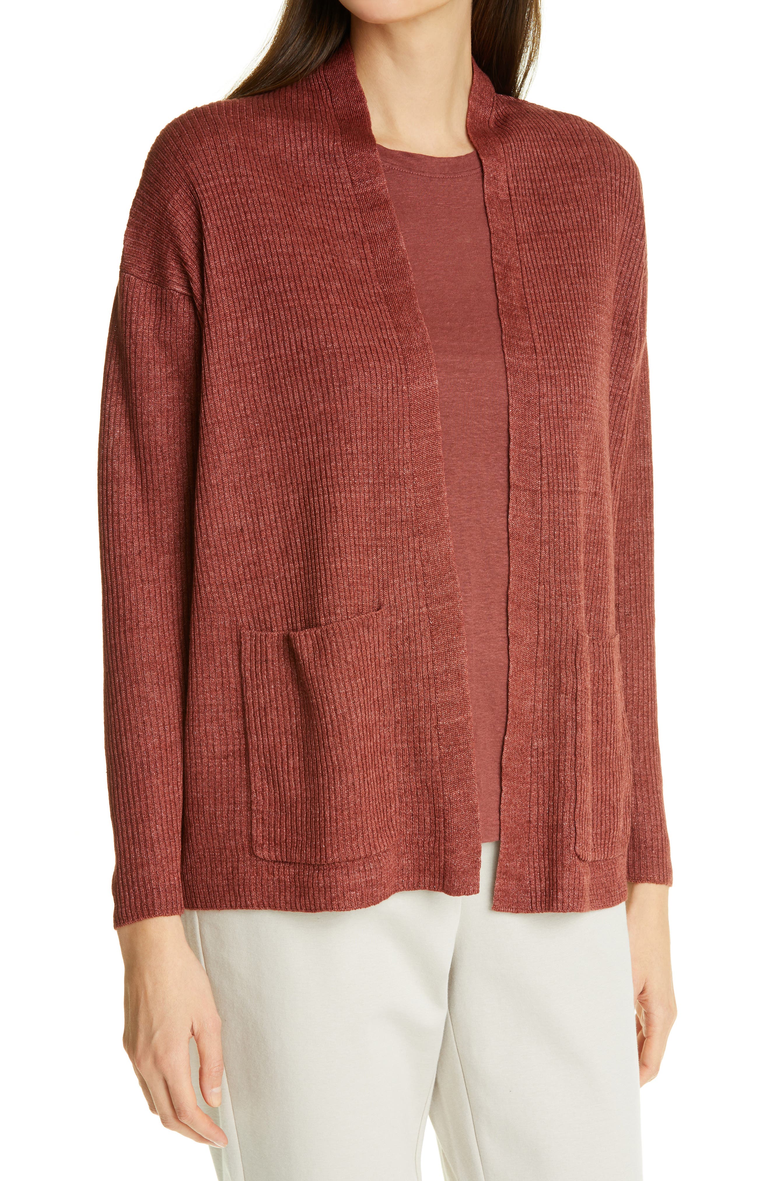 Eileen Fisher Organic Linen Delave High 