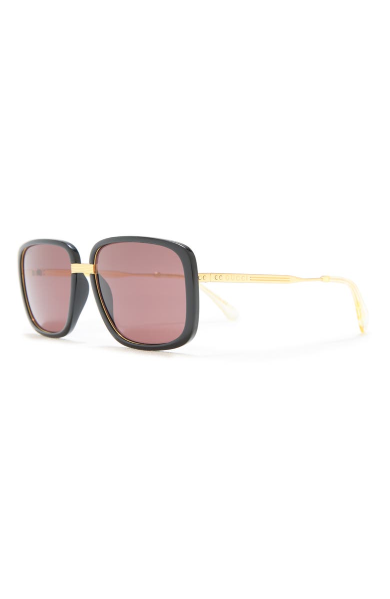 Gucci 61mm Square Novelty Sunglasses | Nordstromrack