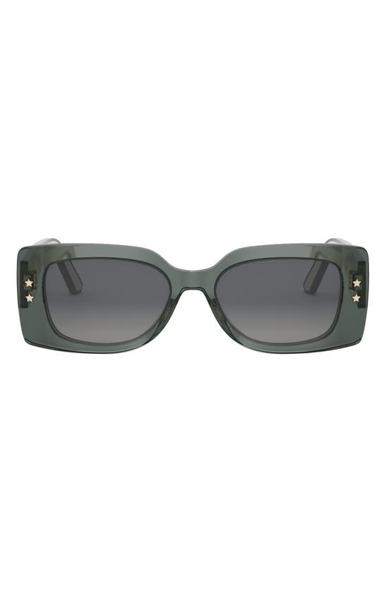 Dior 'pacific S1u 53mm Geometric Sunglasses In Black