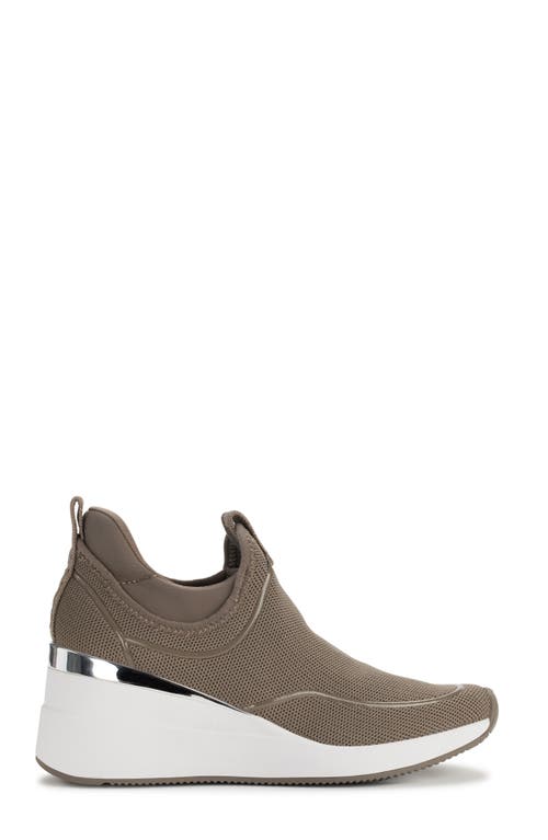 Shop Dkny Pecola Slip-on Wedge Sneaker In Ash