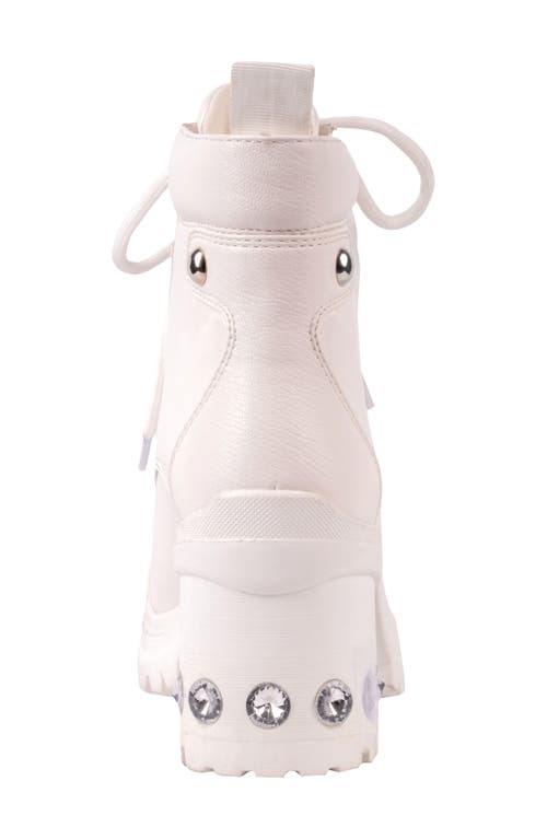 Ninety Union Thunder Lug Sole Boot In White
