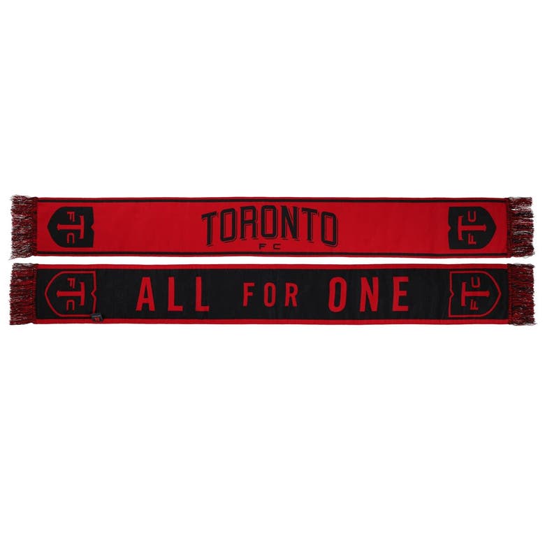 Shop Ruffneck Scarves Toronto Fc All For One Border Scarf In Red