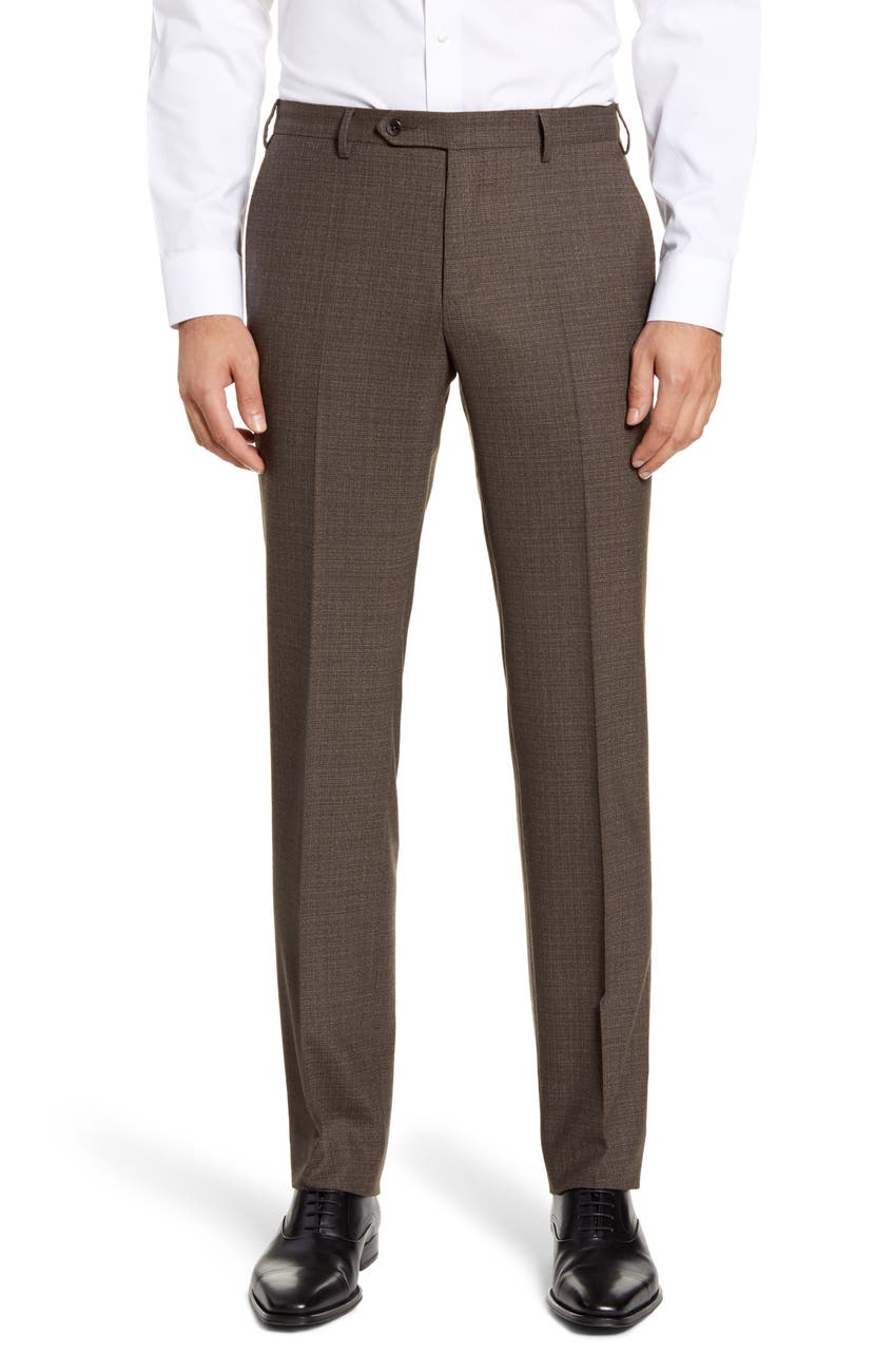 Zanella | Curtis Flat Front Stretch Wool Dress Pants | Nordstrom Rack