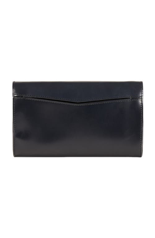 Sandro Yza Pocket Clutch Bag In Black