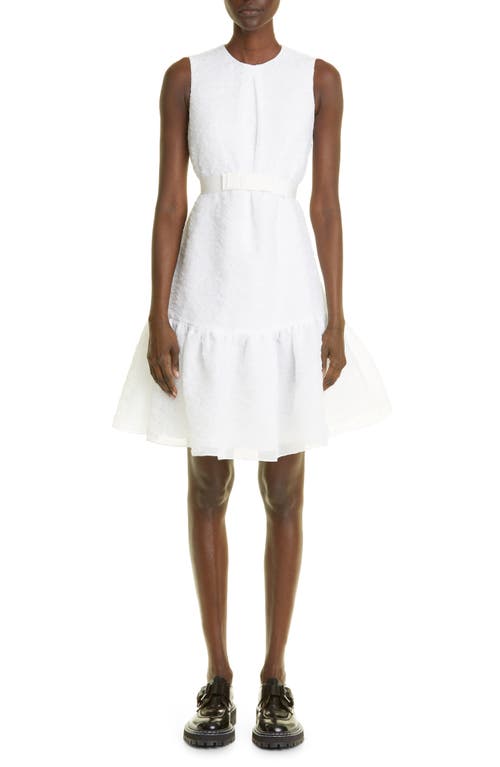 Erdem Maple Tiered Cloqué Dress White at Nordstrom, Us