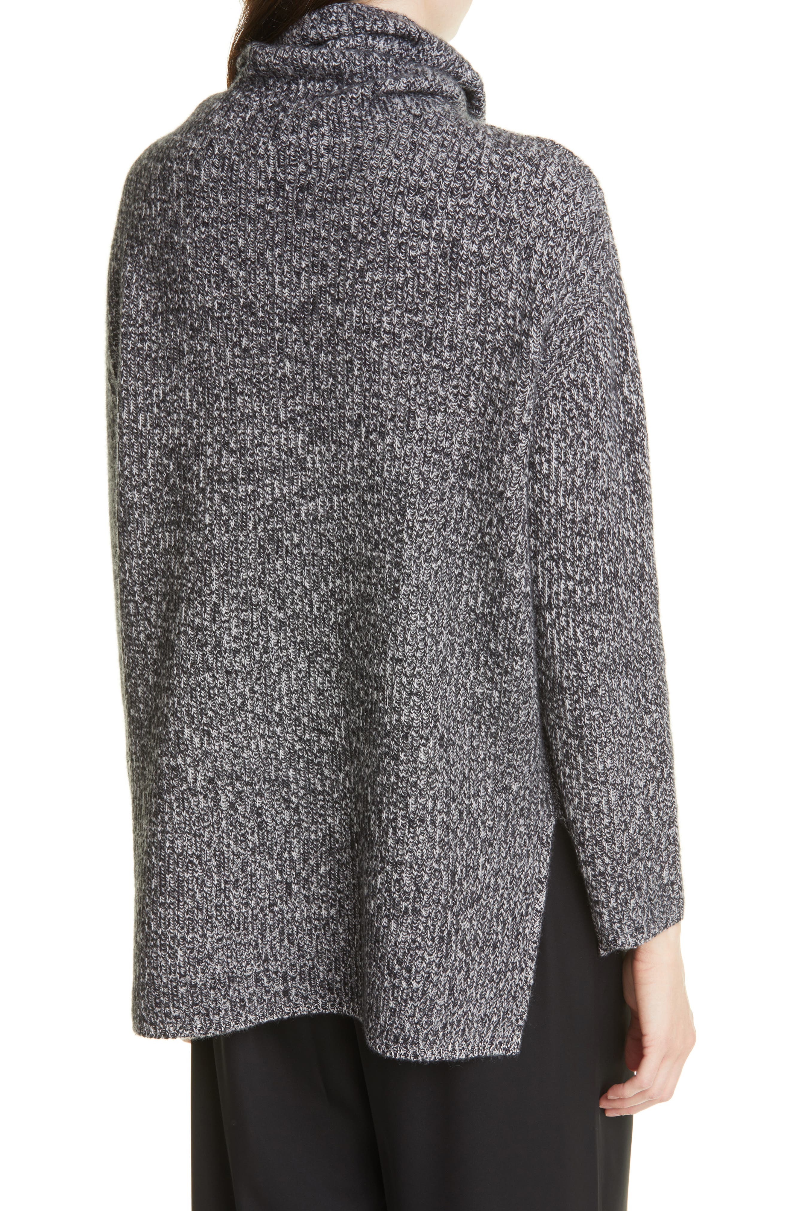 black cashmere tunic