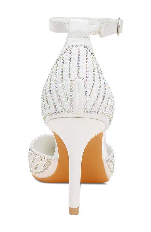 Shop London Rag Wanda Ankle Strap Pump In White
