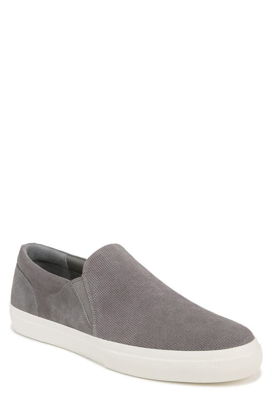 Shop Vince Fletcher Slip-on Sneaker In Smoke Grey