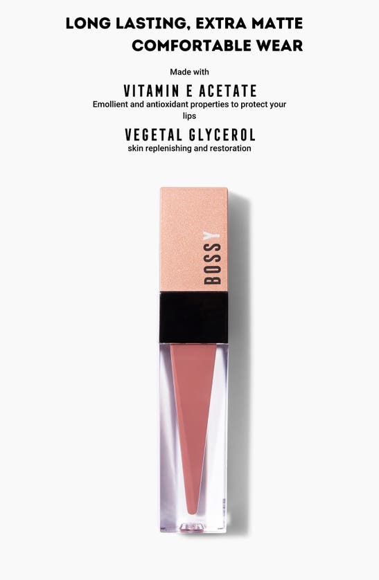 Bossy Cosmetics Power Women Essentials Liquid Lipstick In Collaborator