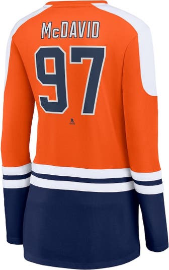 Official women's Edmonton Oilers Connor McDavid Fanatics Branded