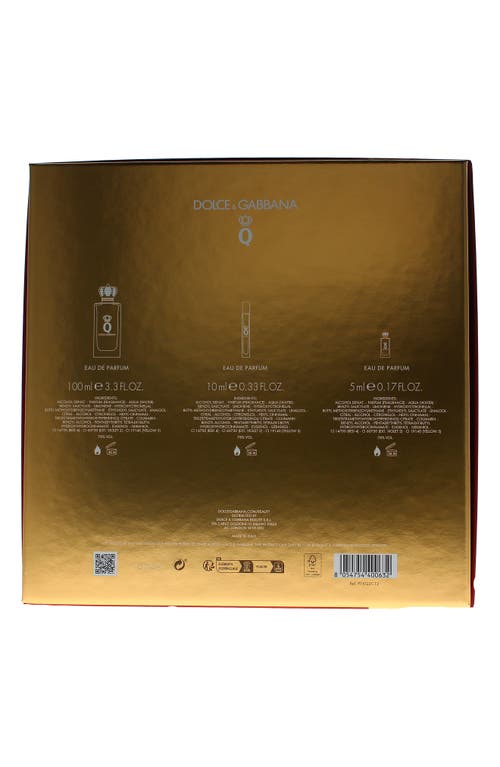 Dolce & Gabbana Q By Dolce&gabbana Eau De Parfum Set In No Color