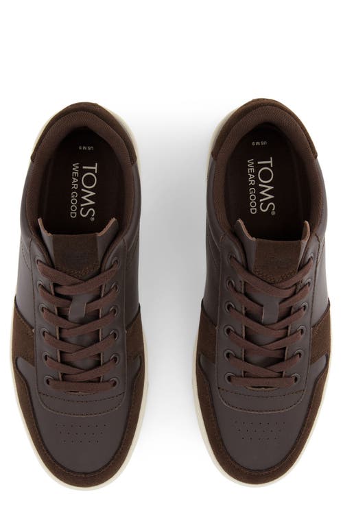 Shop Toms Trvl Lite Court Sneaker In Brown