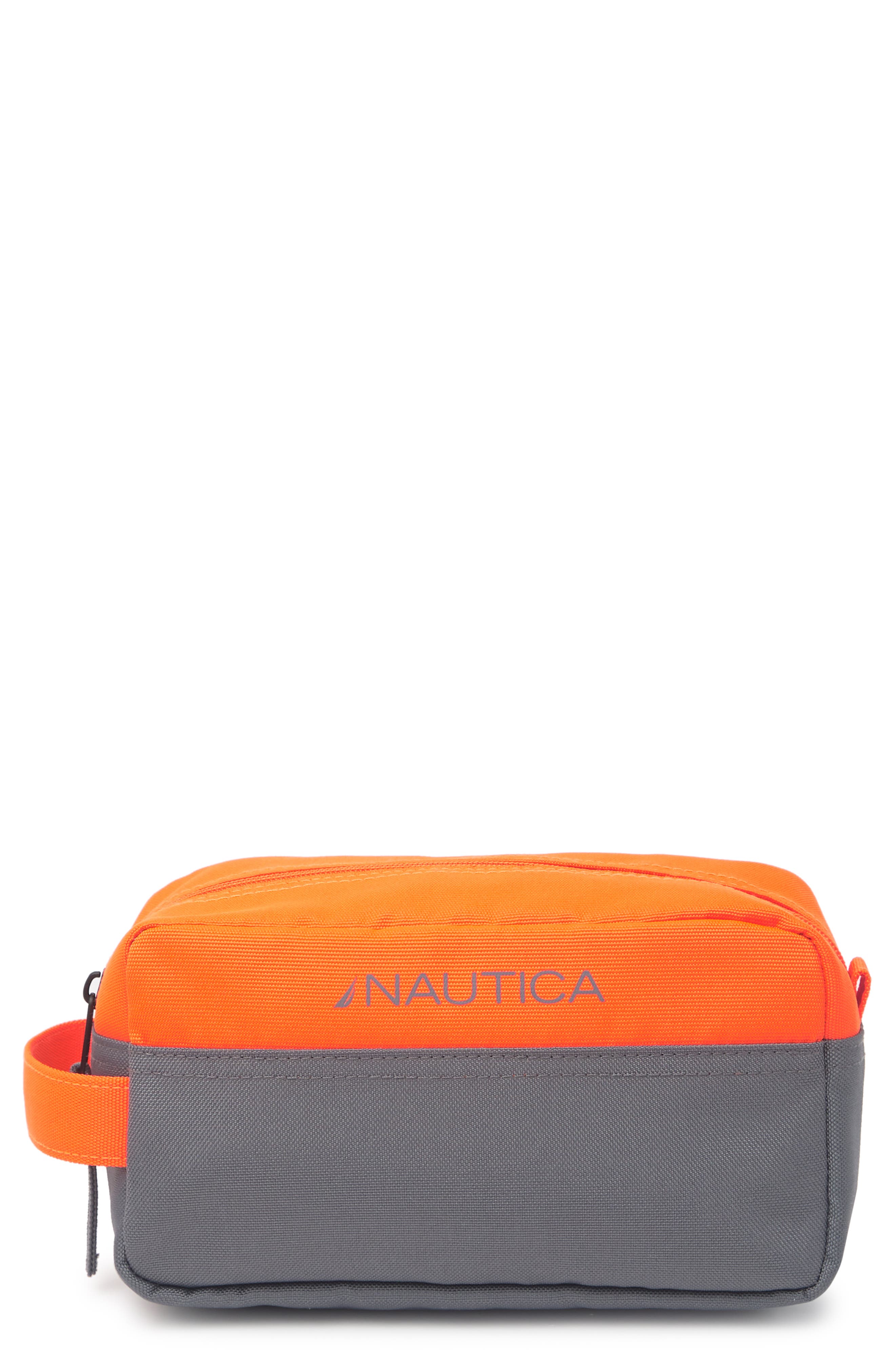 Nautica Pop Top Travel Kit In Orange
