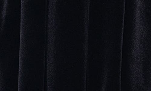 Blondie Nites Velvet Minidress In Black/hot Pink