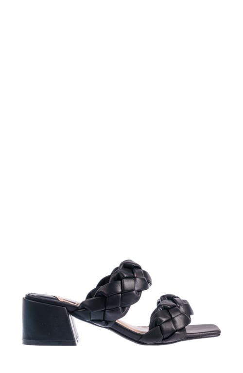 Ninety Union Twist Slide Sandal In Black