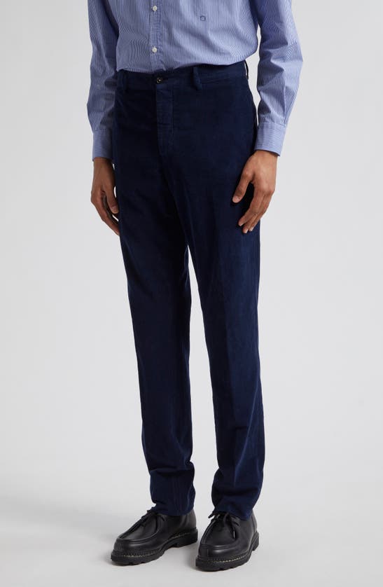 Massimo Alba Cotton Corduroy Suit In Blue