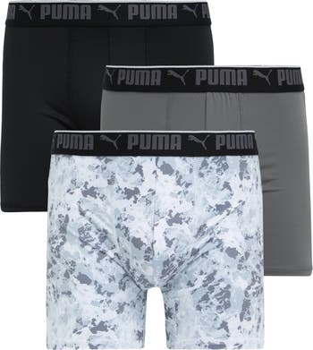 PUMA Sportstyle Recycled Polyester Boxer Briefs - Pack of 3