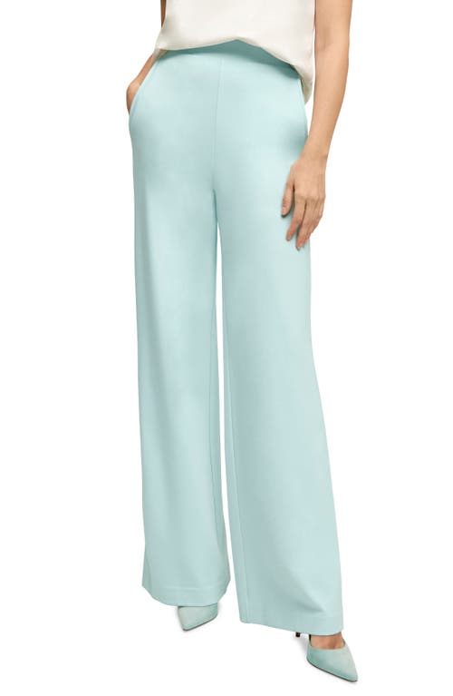 Shop Isaac Mizrahi New York Wide Leg Pants In Robins Egg