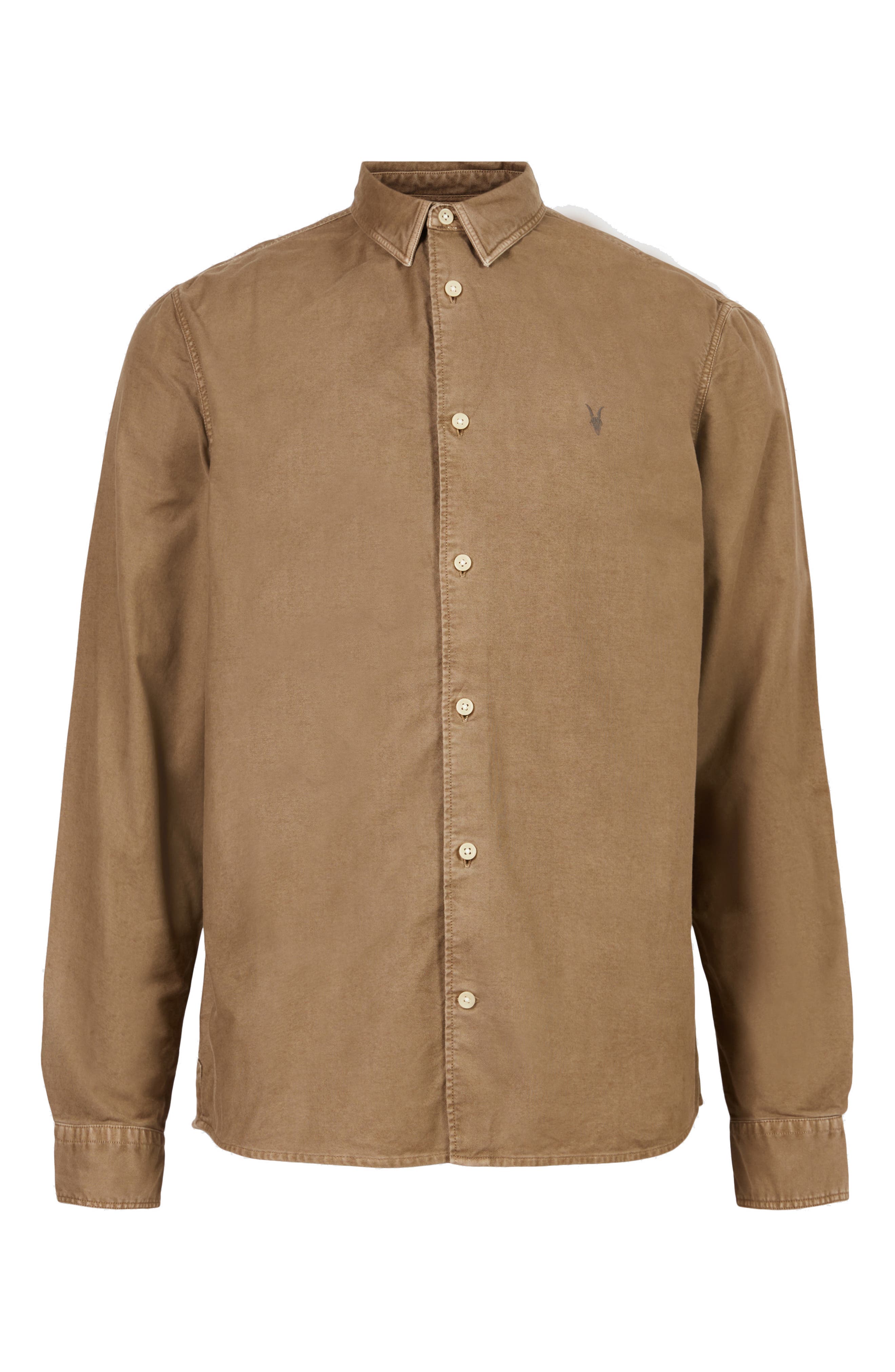 AllSaints Hermosa Cotton ButtonUp Shirt Nordstrom