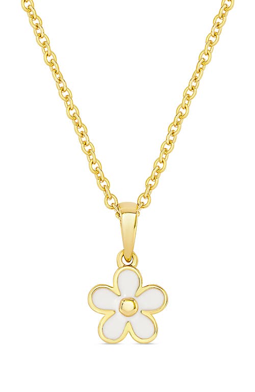 Lily Nily Flower Pendant Necklace in Gold at Nordstrom