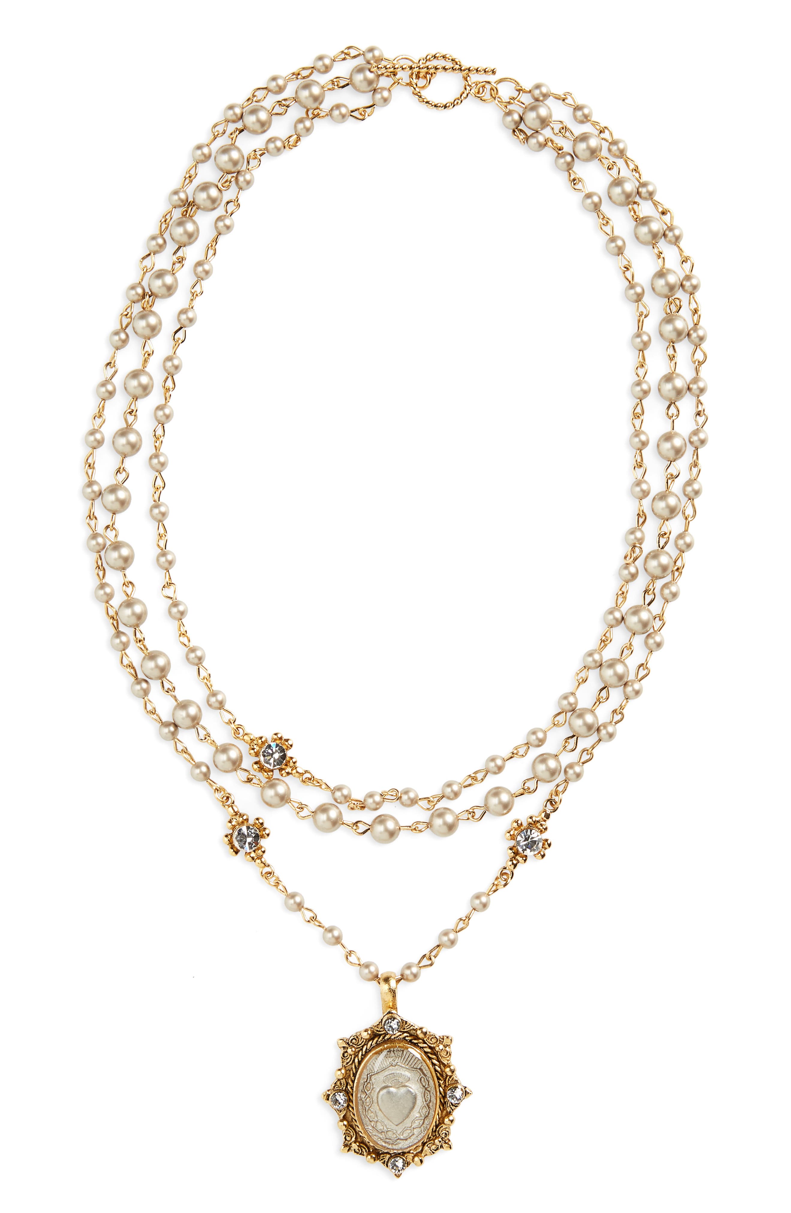 Virgins Saints & Angels Sacred Heart Magdalena Necklace Nordstrom