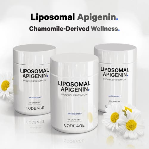 Codeage Liposomal Apigenin Supplement, 3-Month Supply, Flavonoid Chamomile Extract, Phospholipids, 90 Count in White at Nordstrom