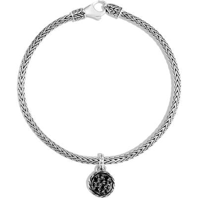 John Hardy Classic Chain Pave Charm Bracelet