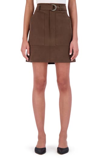 Ookie & Lala Belted Skort In Mocha