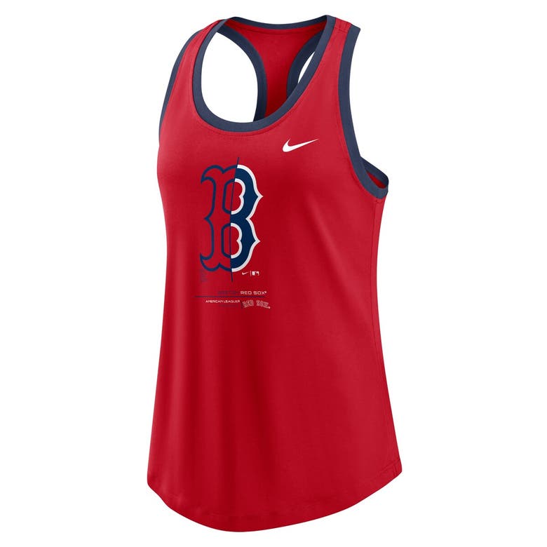 Shop Nike Red Boston Red Sox Tech Tank Top
