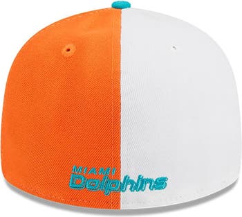Men's New Era Stone/Aqua Miami Dolphins 2023 Salute to Service Low Profile 59FIFTY Fitted Hat
