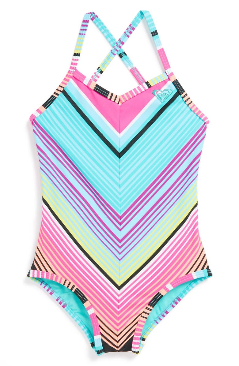 Roxy One-Piece Swimsuit (Toddler Girls) | Nordstrom