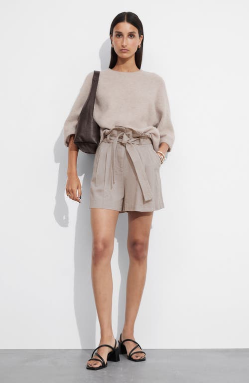 & Other Stories Crewneck Sweater In Mole Dusty Light