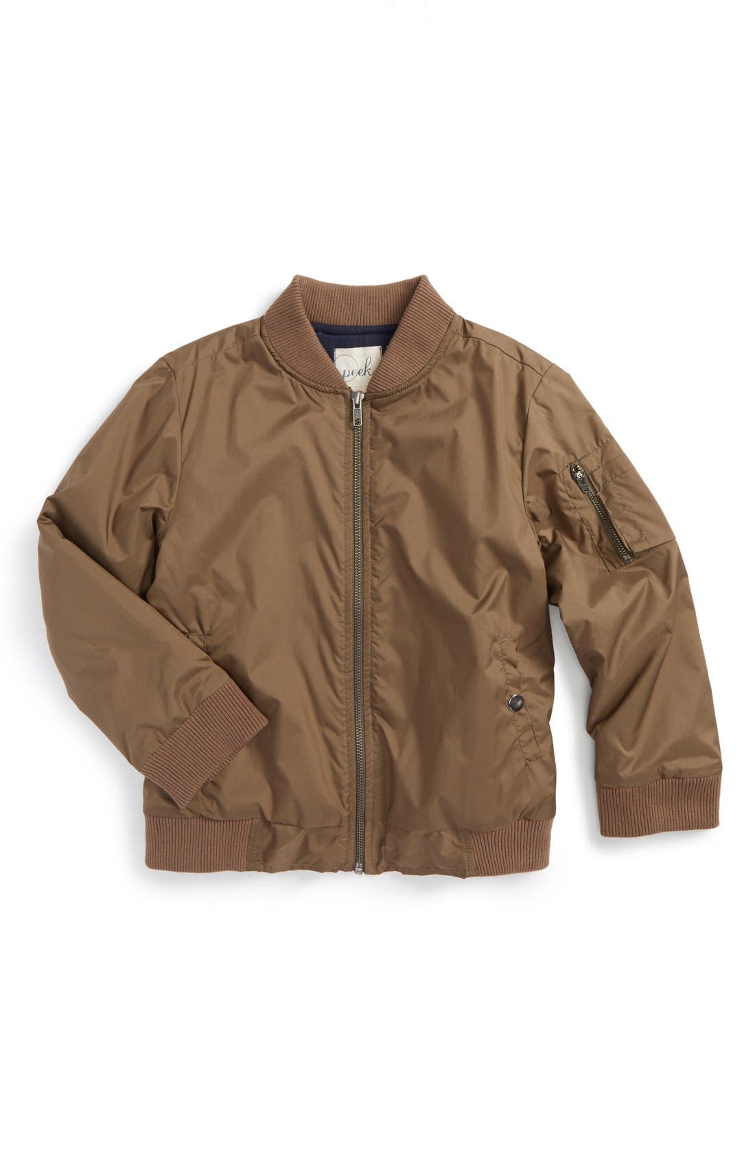 Peek 'Harrison' Bomber Jacket (Toddler Boys, Little Boys & Big Boys