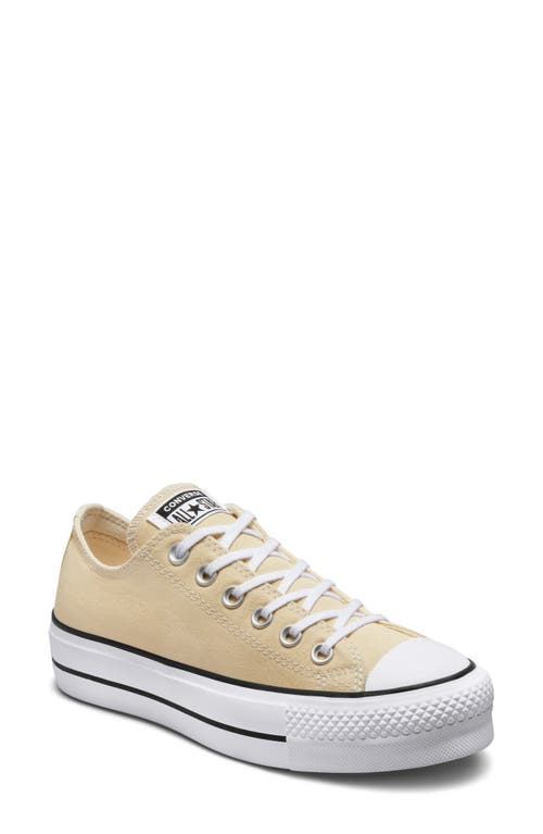 Converse Chuck Taylor All Star Lift Oat Milk High Top Platform Shoes