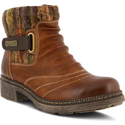 Spring Step Citrine Bootie - Brown