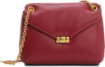 Hardy Red Vegan Leather Crossbody Bag