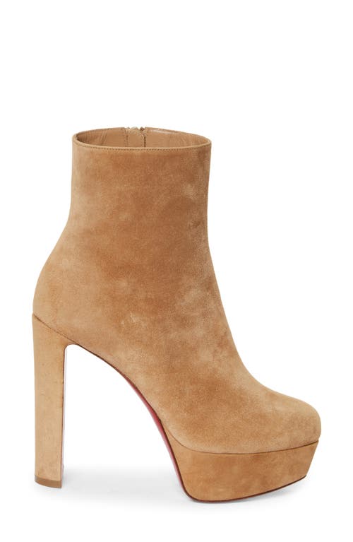Christian Louboutin Loo Platform Bootie In Lionne