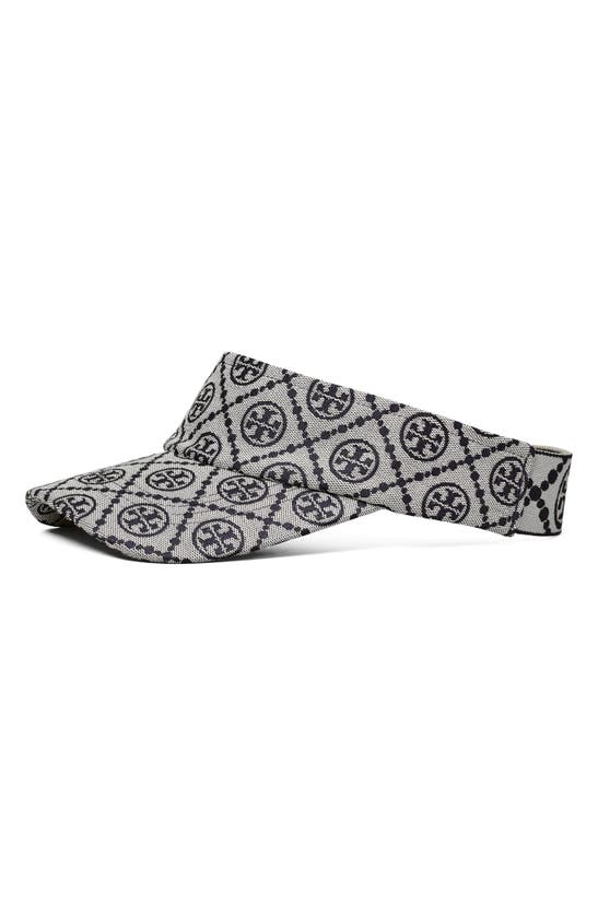 Tory Burch T Monogram Visor In Tory Navy