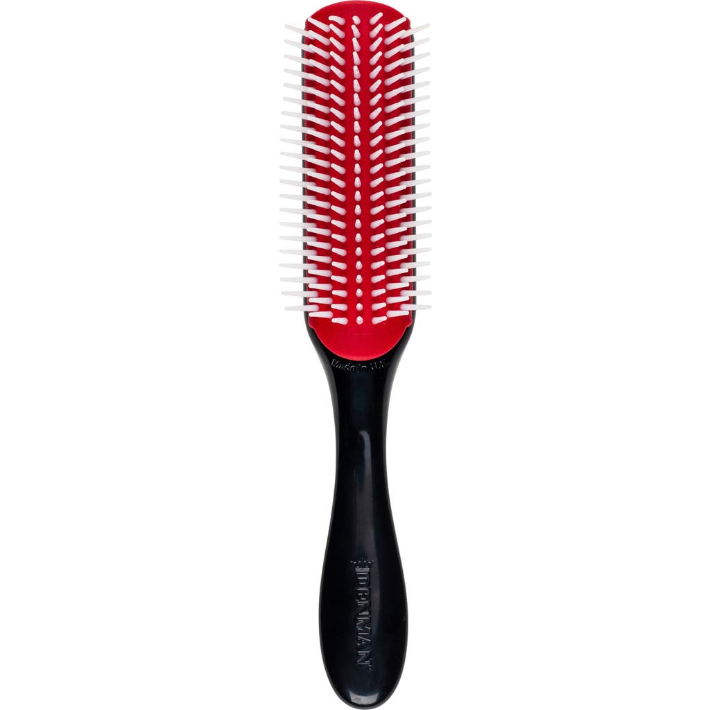 Denman D3 Original Styler 7 Row Brush In Black And Red