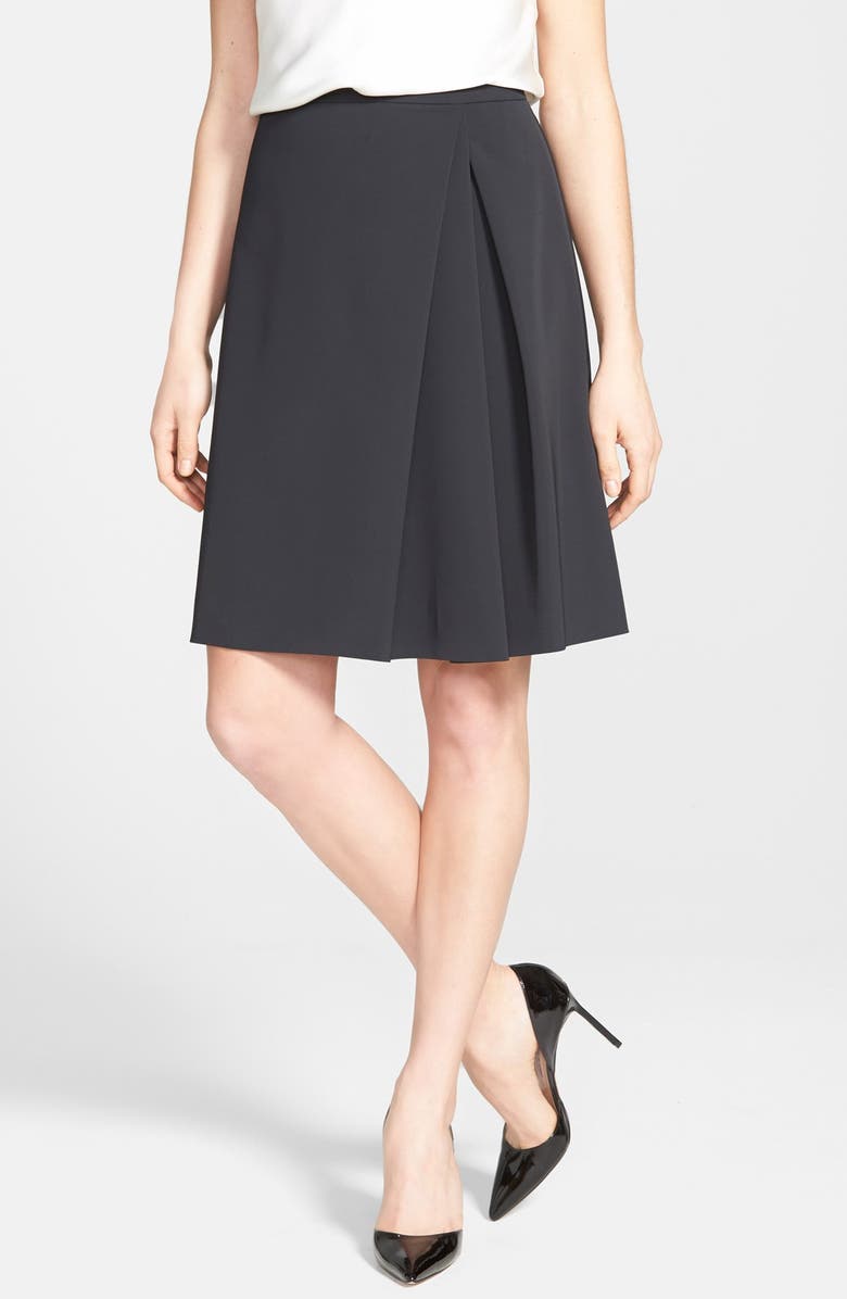 BOSS 'Malbona' Pleat A-Line Skirt | Nordstrom