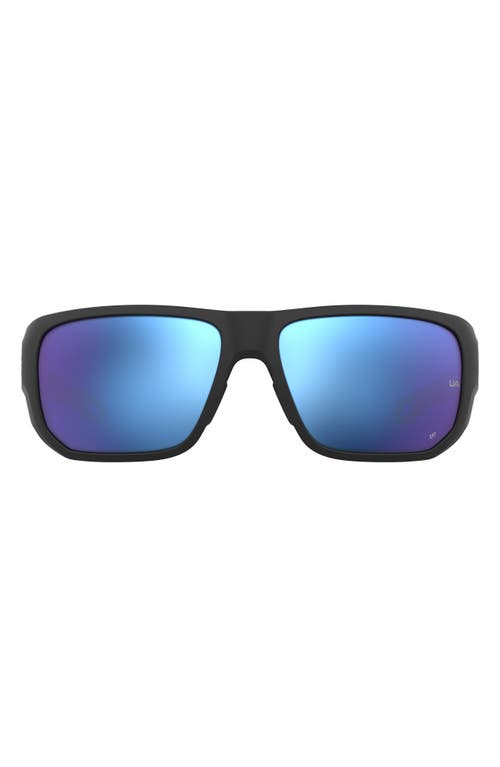 Under Armour Attack 2 63mm Wrap Sunglasses In Blue