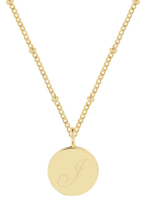 Brook and York Lizzie Initial Pendant Necklace in Gold J