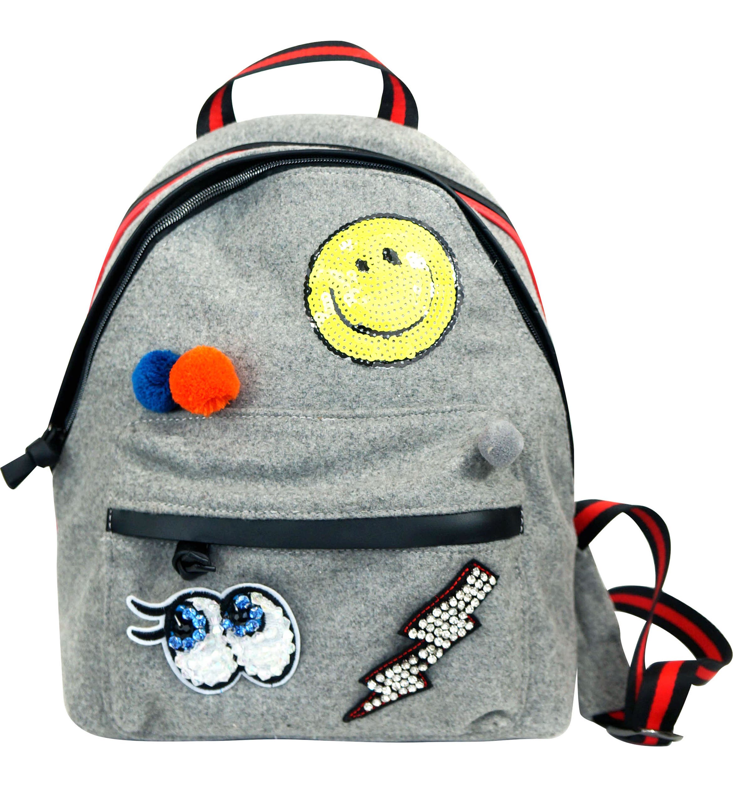 Hannah Banana Mini Emoji & Pompom Backpack (Kids) | Nordstrom