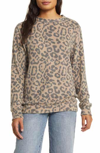 Leopard Cowl Neck Sweater SALE Fabulous-Furs