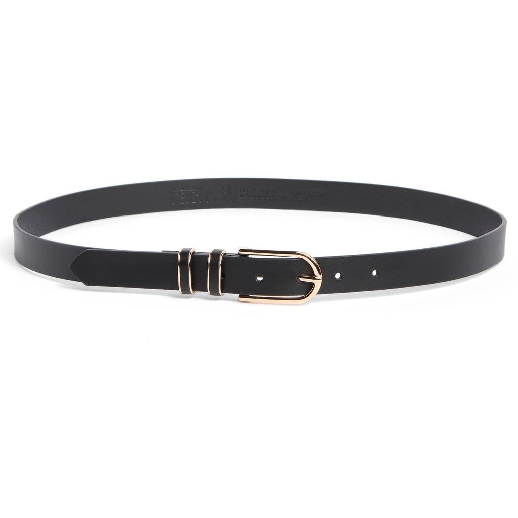 Nordstrom Rack Double Keeper Belt In Black