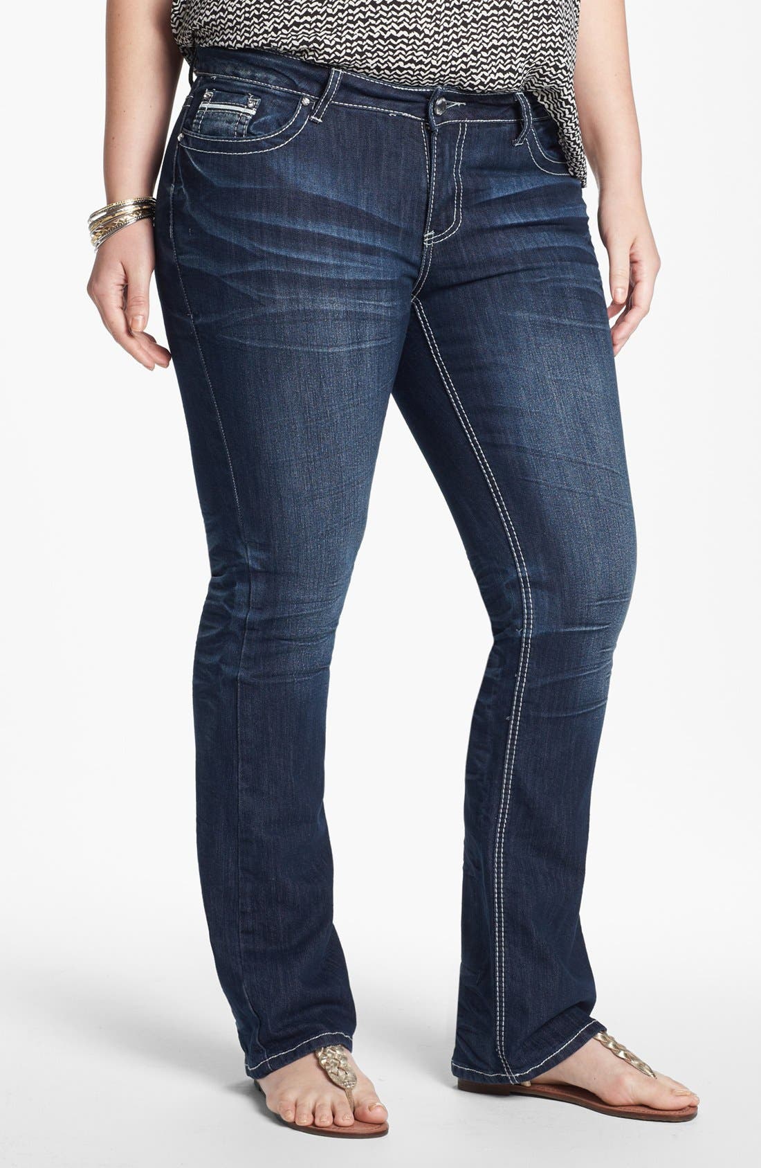 ZCO Bootcut Jeans (Juniors Plus) Nordstrom