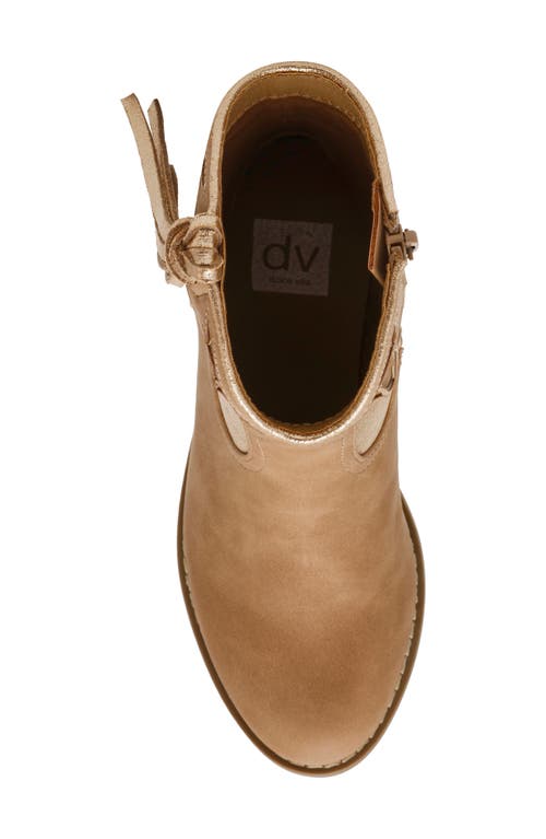 Dolce Vita Dv By  Kids' Lowra Fringe Western Boot In Tan
