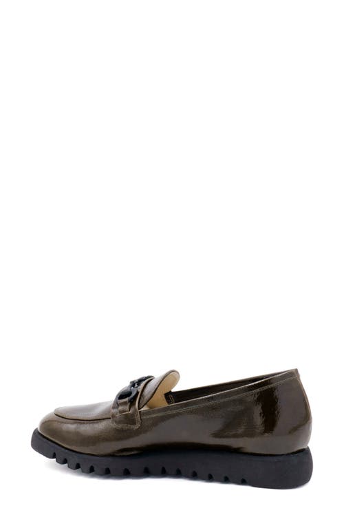 Shop Amalfi By Rangoni Egesto Platform Bit Loafer In Bosco Naplak