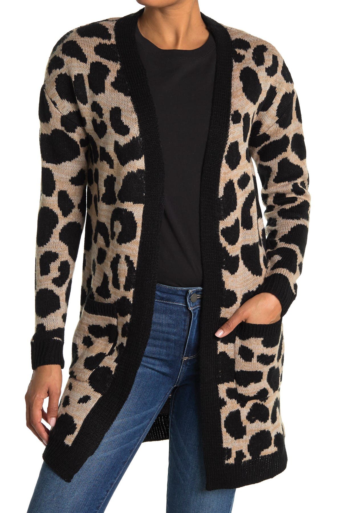 open front cardigan sweater