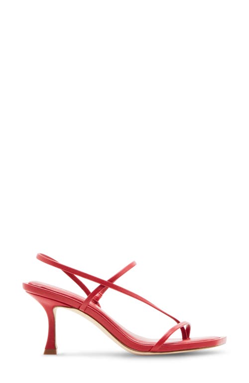 Shop Steve Madden Lock Sandal In Red